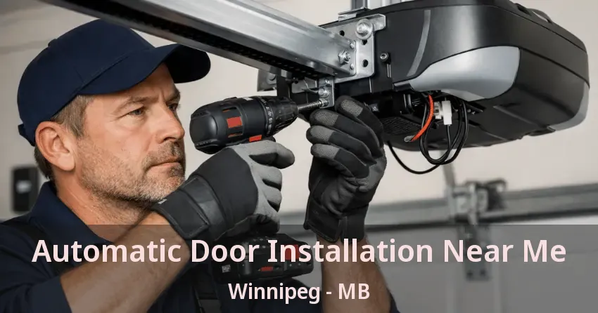 Automatic Door Installation Near Me Winnipeg - MB