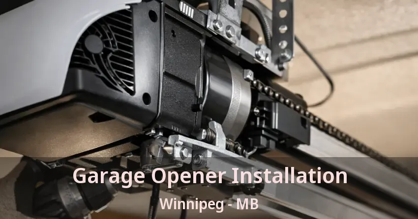 Garage Opener Installation Winnipeg - MB Garage Opener Installation Winnipeg - MB