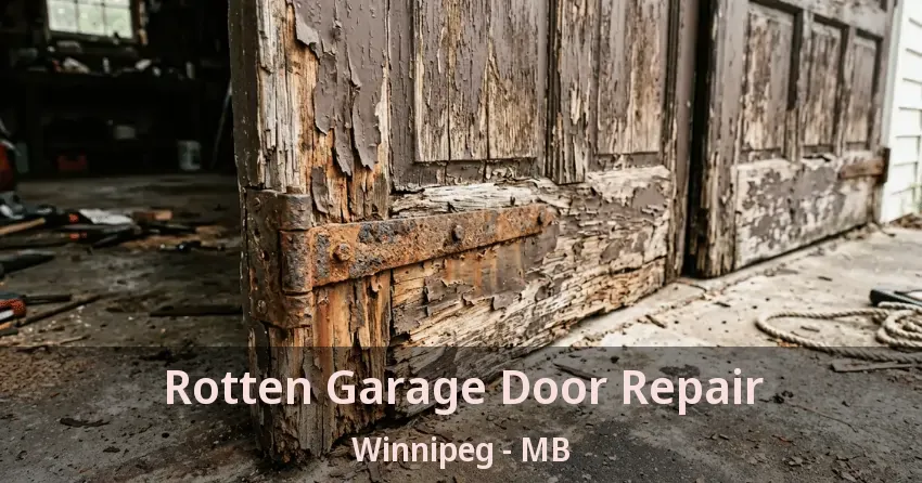 Rotten Garage Door Repair Winnipeg - MB